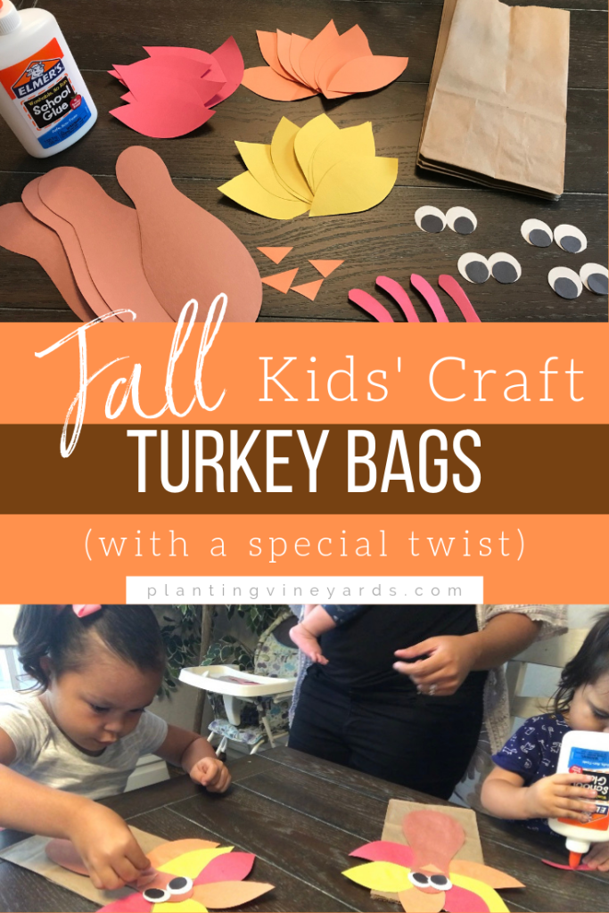 Fall Kids Craft | Turkey Bags